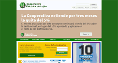 Desktop Screenshot of cooperativadelujan.com.ar